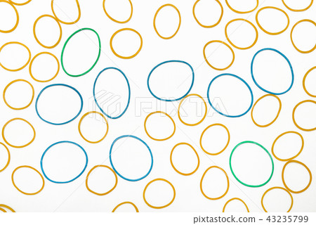 elastic, rubber band, a band 43235799