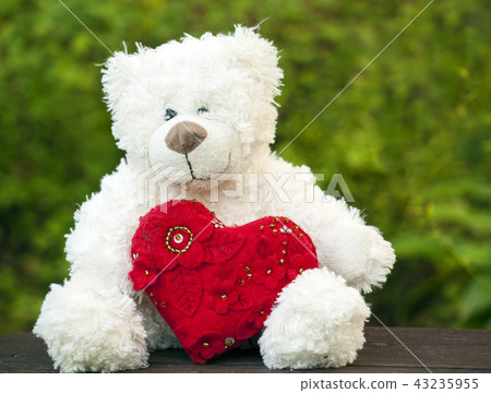 wool bear red heart garden 43235955