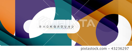Circle and triangle abstract background Circle and triangle abstract background 43236297