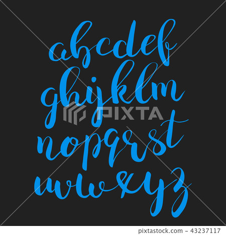 Calligraphic brushpen font Calligraphic brushpen font 43237117