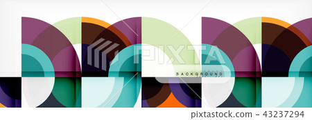 Vector circular abstract background 43237294