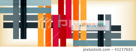Line abstract background, vector modern template 43237683