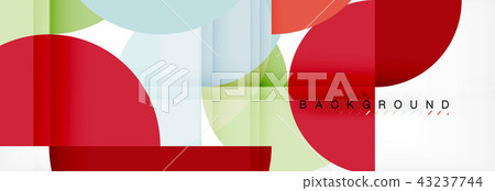 Circle modern geometrical abstract background illustration Circle modern geometrical abstract background illustration 43237744
