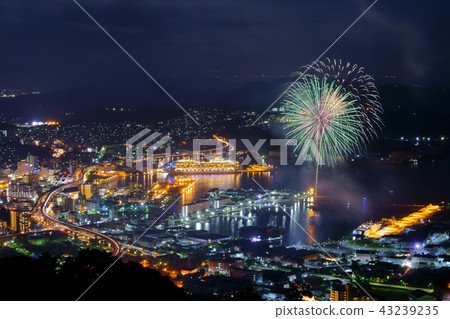 [長崎]佐世保市夜景和煙火 43239235