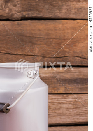 Steel milk can. 43239254