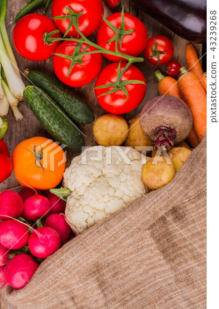 Variety of different vegetables. 43239268
