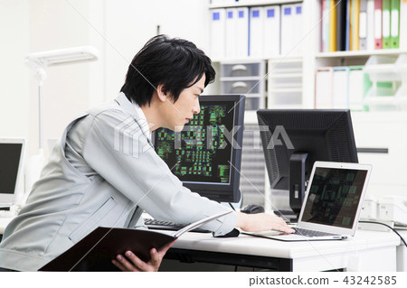 Research base manufacturing industry SE semiconductor engineer development business 43242585