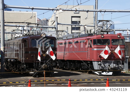 Showa submarine locomotives line up in the last summer of Heisei 43243119