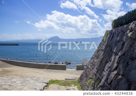 日出城堡公園和別府灣 43244816