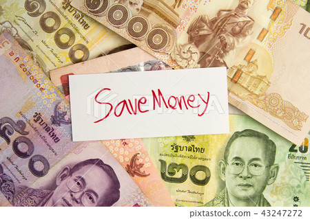 save money for thai banknotes 43247272