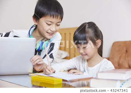 Girls and boys to study Girls and boys to study 43247341