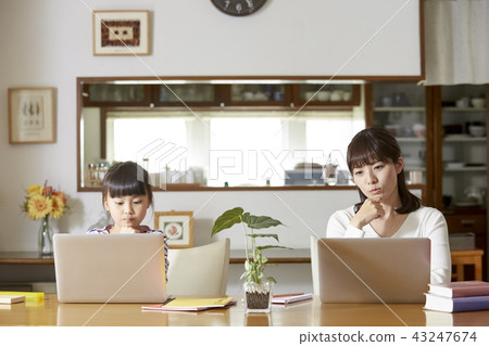 Parent and child operating PC 43247674