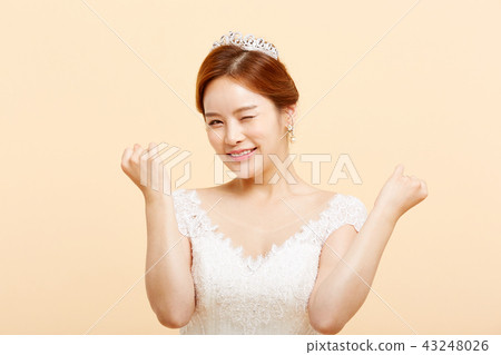 Female Bridal Image Color Back Female Bridal Image Color Back 43248026
