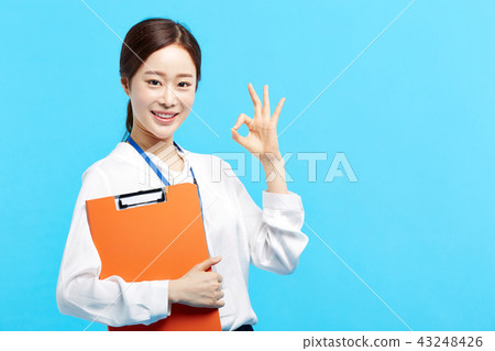 女性企業顏色袋子 43248426