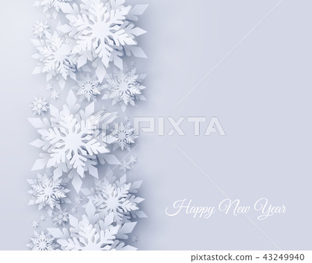 Vector Christmas and new year holidays background 43249940