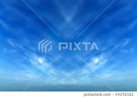 Blue sky with white cloud 43250181