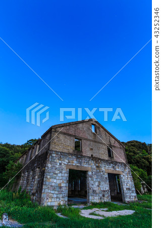 在魚雷試驗場遺址[長崎縣Higashisonogi Korigunadamachi]後的日落之後 43252346