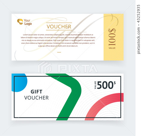 Gift voucher template Gift voucher template 43252935