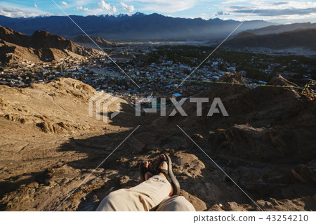 Travelling in Leh city, in Ladakh, India 43254210