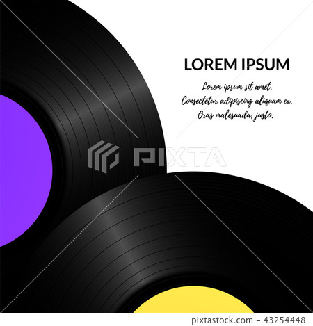 Vintage vinyl record background.  43254448