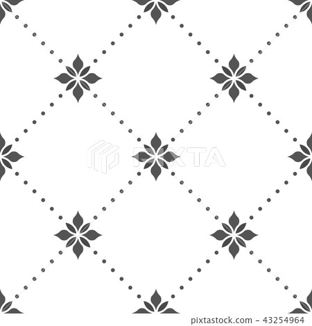 Flower geometric pattern. Seamless background. Flower geometric pattern. Seamless background. 43254964