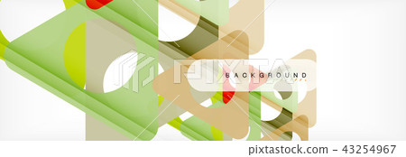 Circle and triangle abstract background Circle and triangle abstract background 43254967