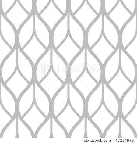 The geometric pattern with wavy lines. Seamless  43254972