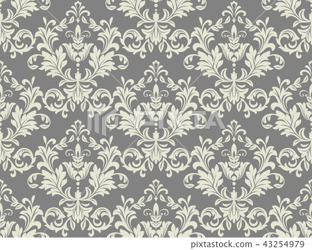 Wallpaper in the style of Baroque. A seamless Wallpaper in the style of Baroque. A seamless 43254979