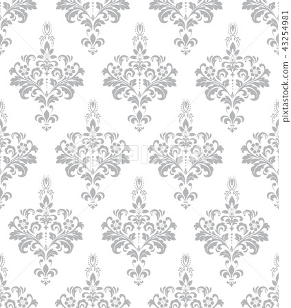 Wallpaper in the style of Baroque. A seamless Wallpaper in the style of Baroque. A seamless 43254981