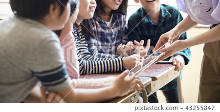 Classroom scene of IT education 43255847