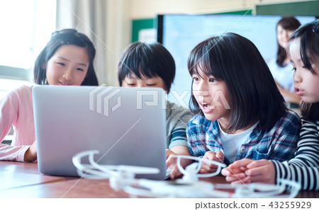 Classroom scene of IT education Classroom scene of IT education 43255929