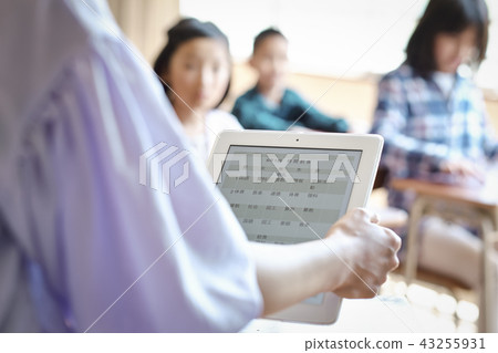 Classroom scene of IT education Classroom scene of IT education 43255931