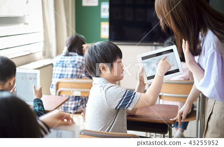 Classroom scene of IT education Classroom scene of IT education 43255952
