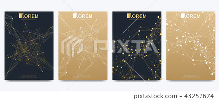 Modern vector template for brochure Leaflet flyer advert cover catalog magazine banner or annual Modern vector template for brochure Leaflet flyer advert cover catalog magazine banner or annual 43257674