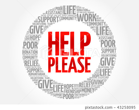 Help please word cloud collage Help please word cloud collage 43258095