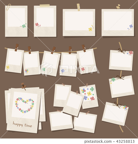 Watercolor Clover Photo Frame Set Watercolor Clover Photo Frame Set 43258813