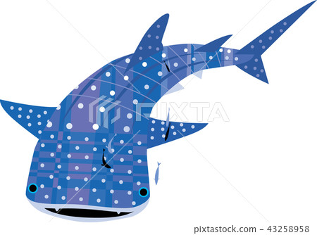 Polka dotted bean shark Stock Illustration 43258958 PIXTA