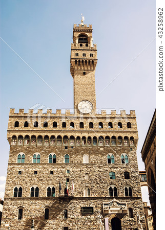 Palazzo Vecchio, Florence, Italy, yellow filter 43258962