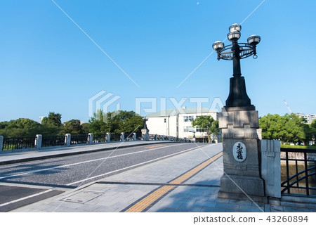 Motoyasu橋和A-bombed建築物 Motoyasu橋和A-bombed建築物 43260894