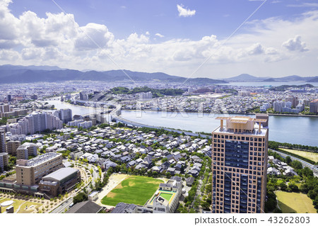 Cityscape of Fukuoka seen from Fukuoka Tower 43262803