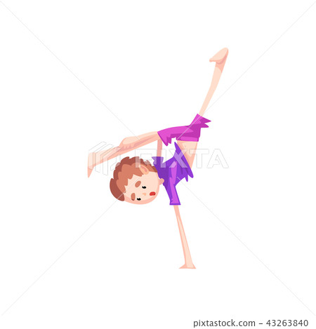 Boy standing on one hand practicing capoeira movement, kid character doing combat element of martial Boy standing on one hand practicing capoeira movement, kid character doing combat element of martial 43263840