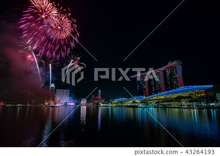 [美景]新加坡濱海灣金沙酒店和煙火 43264193