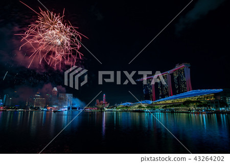 [美景]新加坡濱海灣金沙酒店和煙火 43264202