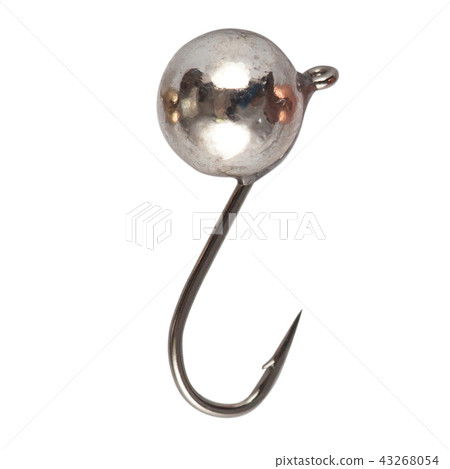 Fishing mormyshka Wobbler fishing theme over white Fishing mormyshka Wobbler fishing theme over white 43268054