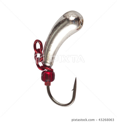 Fishing mormyshka Wobbler fishing theme over white Fishing mormyshka Wobbler fishing theme over white 43268063