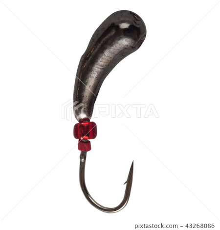 Fishing mormyshka Wobbler fishing theme over white Fishing mormyshka Wobbler fishing theme over white 43268086