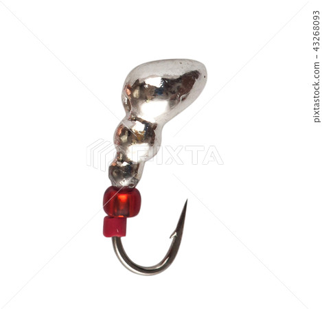 Fishing mormyshka Wobbler fishing theme over white Fishing mormyshka Wobbler fishing theme over white 43268093