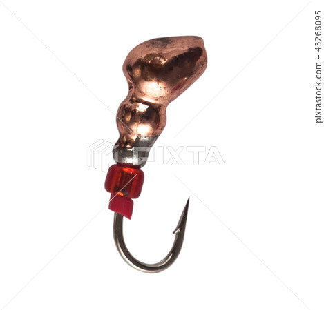Fishing mormyshka Wobbler fishing theme over white Fishing mormyshka Wobbler fishing theme over white 43268095