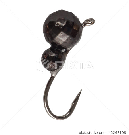 Fishing mormyshka Wobbler fishing theme over white Fishing mormyshka Wobbler fishing theme over white 43268108