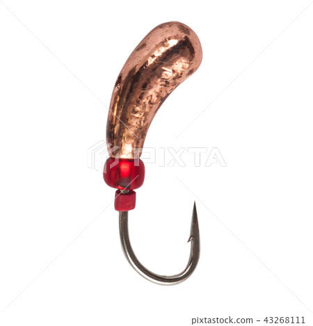 Fishing mormyshka Wobbler fishing theme over white Fishing mormyshka Wobbler fishing theme over white 43268111